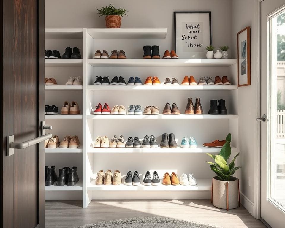 Schuhregale als praktische Alternativen