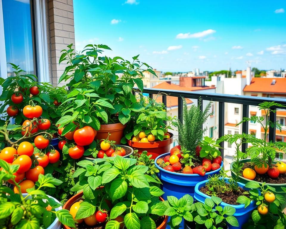 Selbstversorgung auf dem Balkon: Gemüse und Obst im Kübel