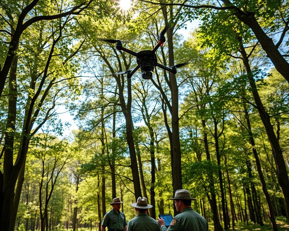 Waldbrandprävention durch Drohnentechnologie