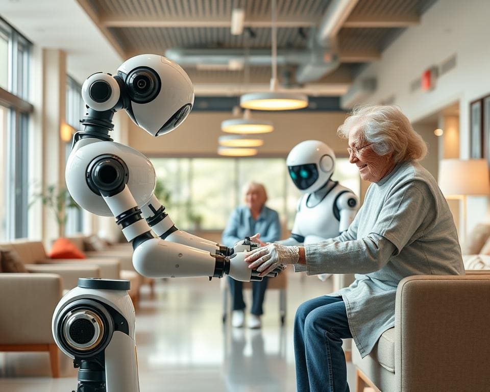 Wie beeinflusst Robotik die Pflege älterer Menschen?