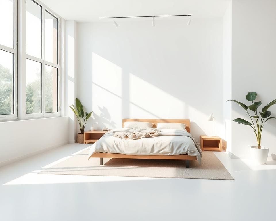 minimalistisches Schlafzimmer