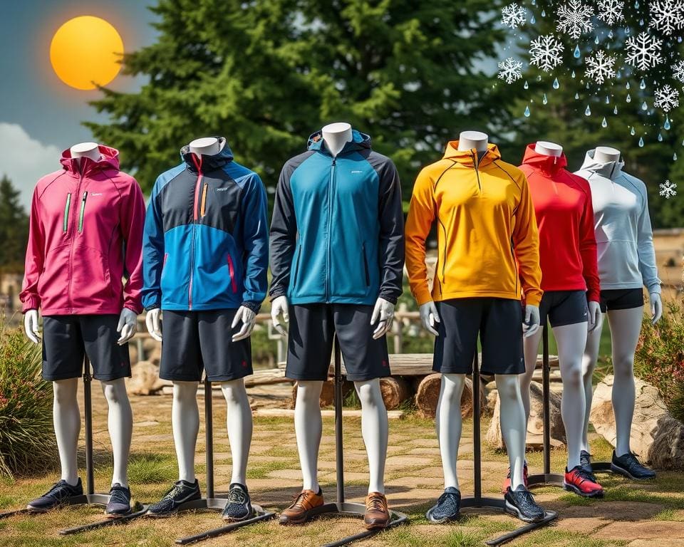 wetterfeste Sportbekleidung