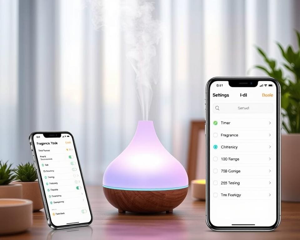 Aromadiffusor App Steuerung