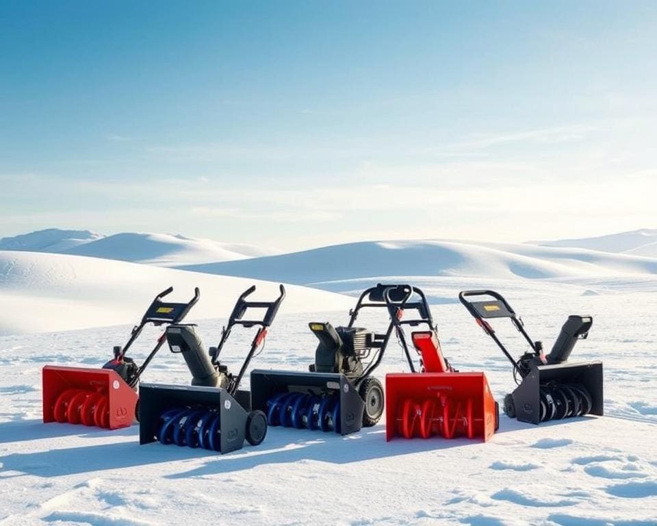 Auswahl elektrischer Schneefräsen