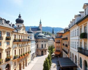 Barocke Altstadt in Salzburg, Österreich