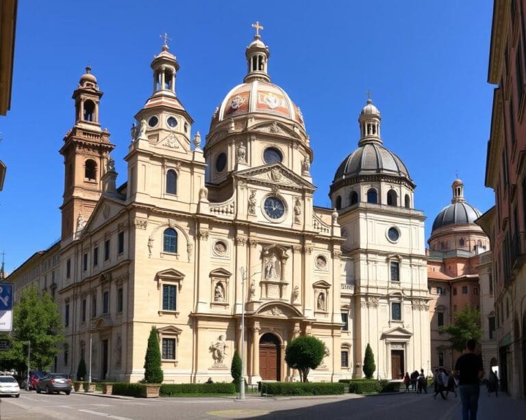 Barocke Kirchen in Modena, Italien