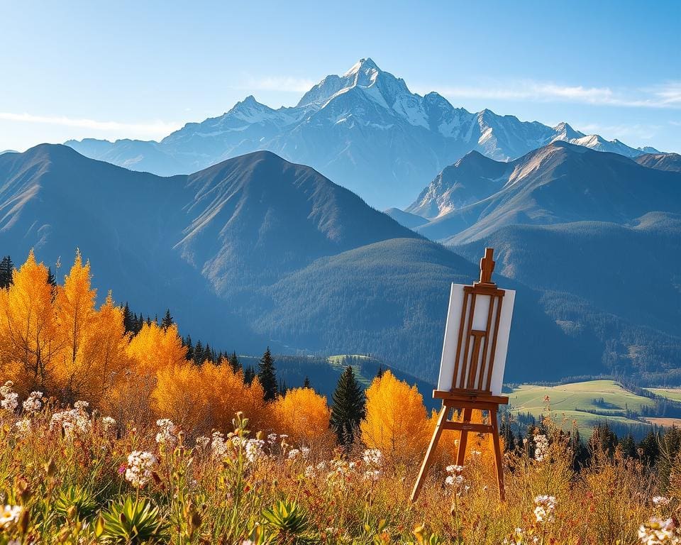 Berglandschaften und Kunst in Missoula, Montana