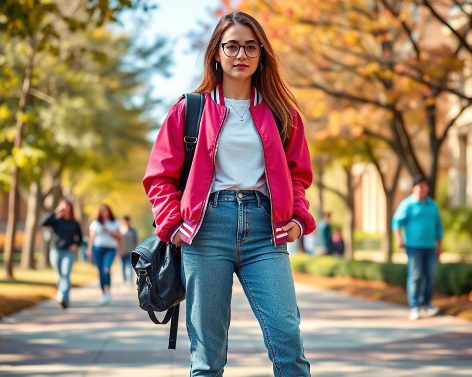 College Jacke Outfit