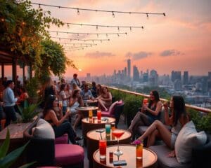 Die schönsten Rooftop-Bars für Drinks mit Freunden