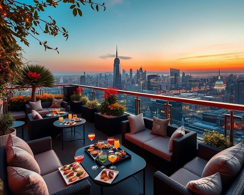 Die schönsten Rooftop-Spots für einen Aperitif am Abend