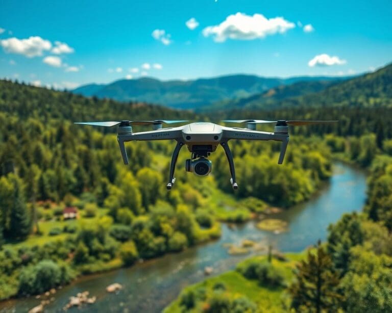 Drohnenpilot für Umweltanalysen: Daten aus der Vogelperspektive