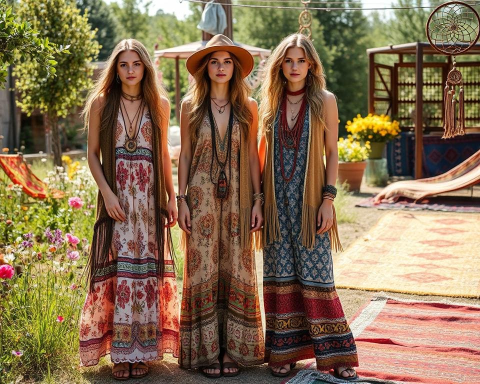 Einfluss von Hippie-Chic auf Boho-Chic