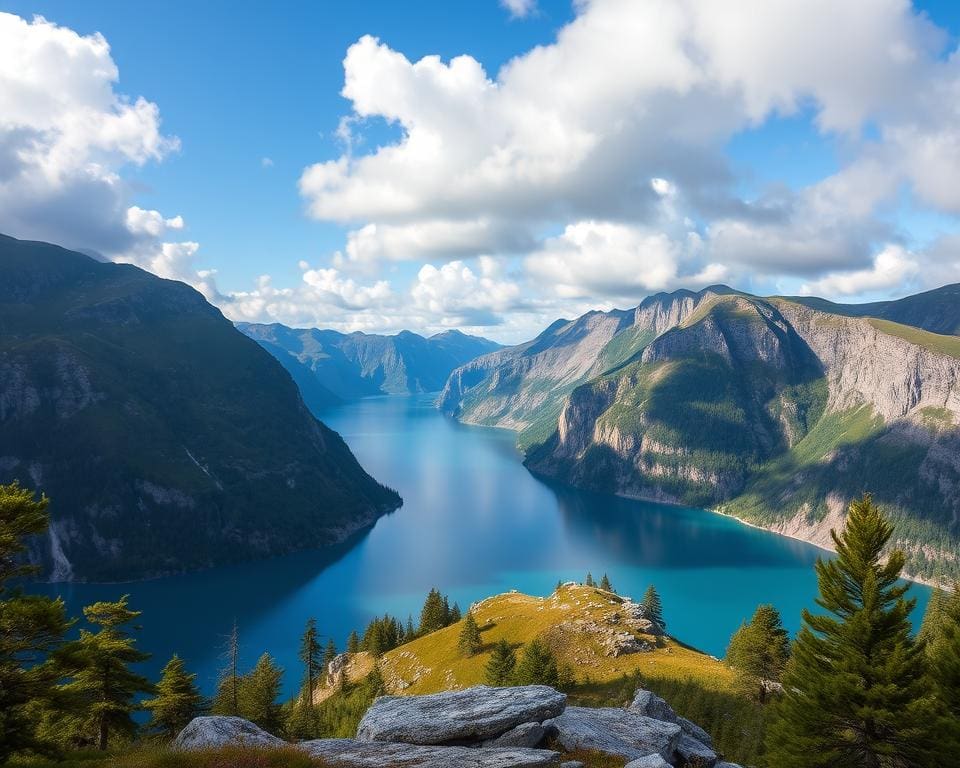 Fjorde in der Nähe von Oslo