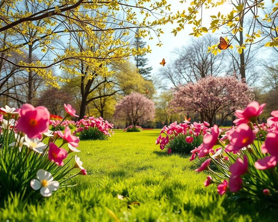 Frühlingsgefühle im Park