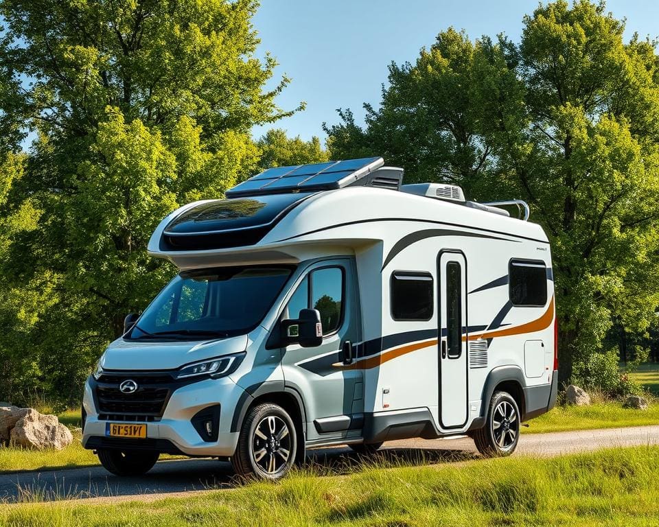 Hybrid-Campingfahrzeuge mit Solarpanels