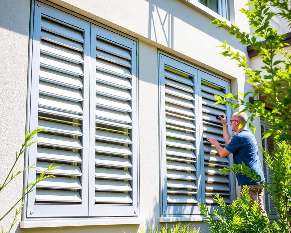 Installation von smarten Fensterläden