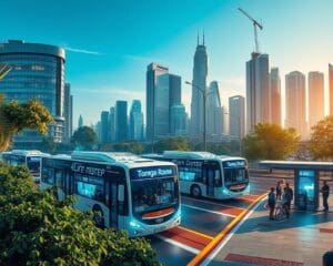 Intelligente Busse mit vernetzter Steuerung