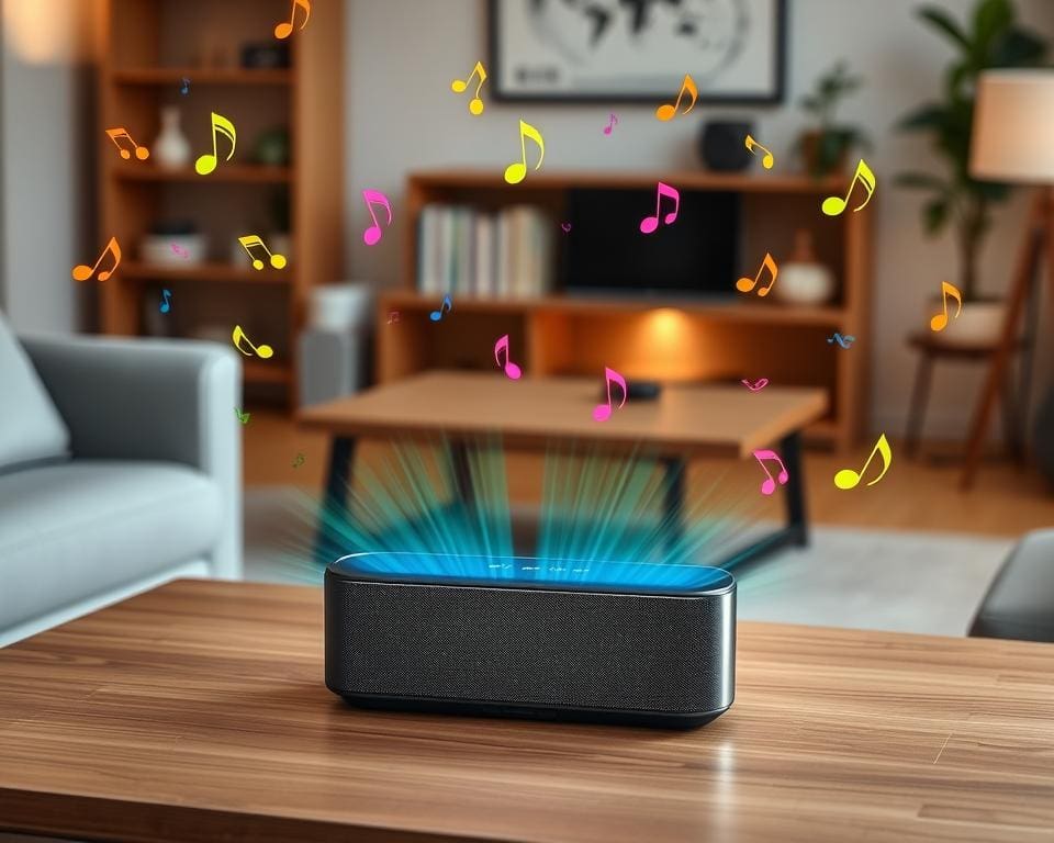 Intelligente Lautsprecher Musiksteuerung