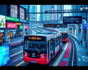 Intelligente Verkehrsleitsysteme für Busse und Bahnen