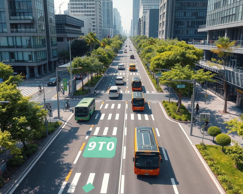 Intelligente Verkehrssteuerung für saubere Städte