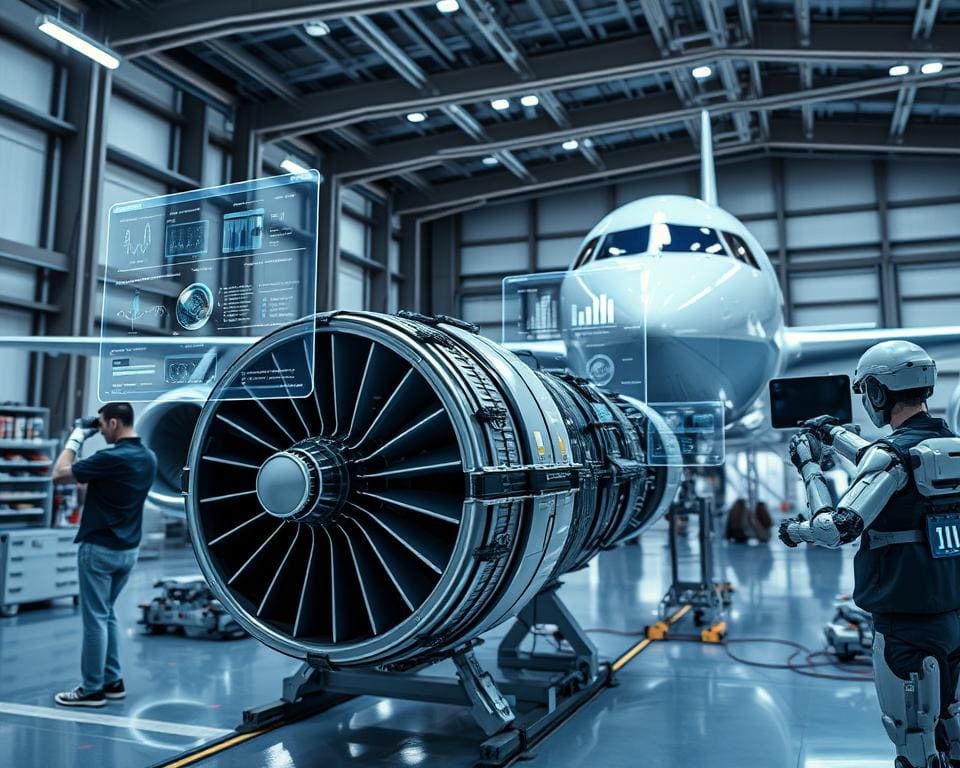 KI-gestützte Wartung von Flugzeugtriebwerken