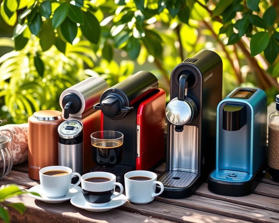 Kompakte Kaffeemaschinen