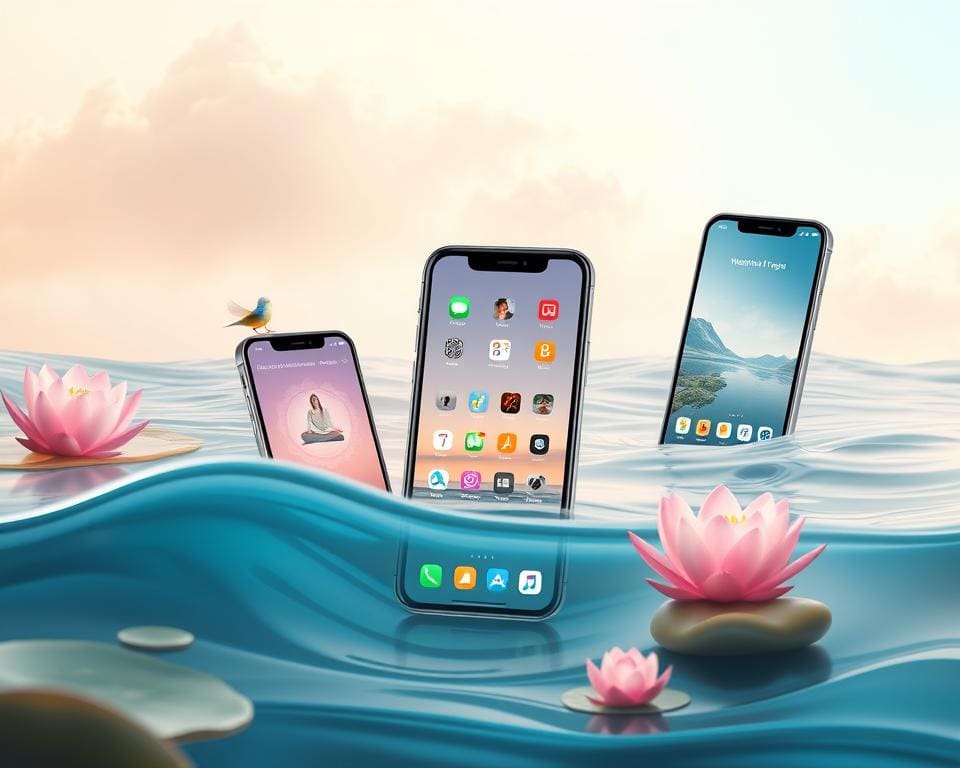 Meditation und Entspannungstechniken in Apps