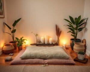Meditationsräume zu Hause mit wenig Aufwand gestalten