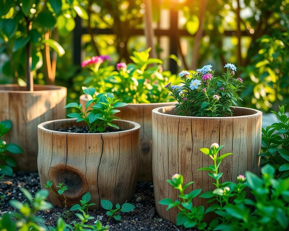 Pflanzgefäße aus Holz: Natürliche Optik und Nachhaltigkeit