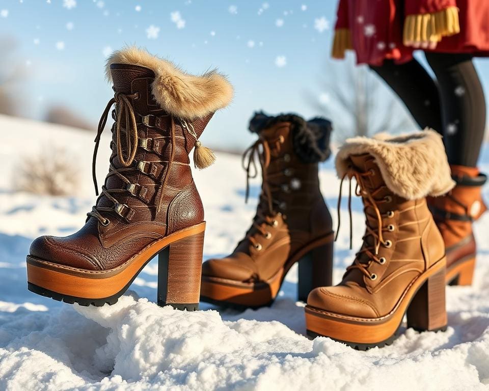 Plateau-Stiefel: Modischer Höhenflug für den Winter