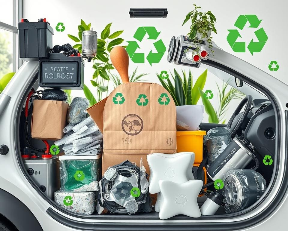 Recyclingfähige Komponenten in Elektrofahrzeugen