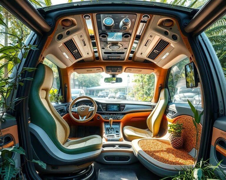Recyclingfähige Materialien im Fahrzeugdesign