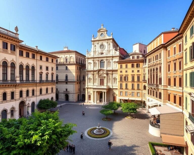 Renaissance-Bauten in Brescia, Italien