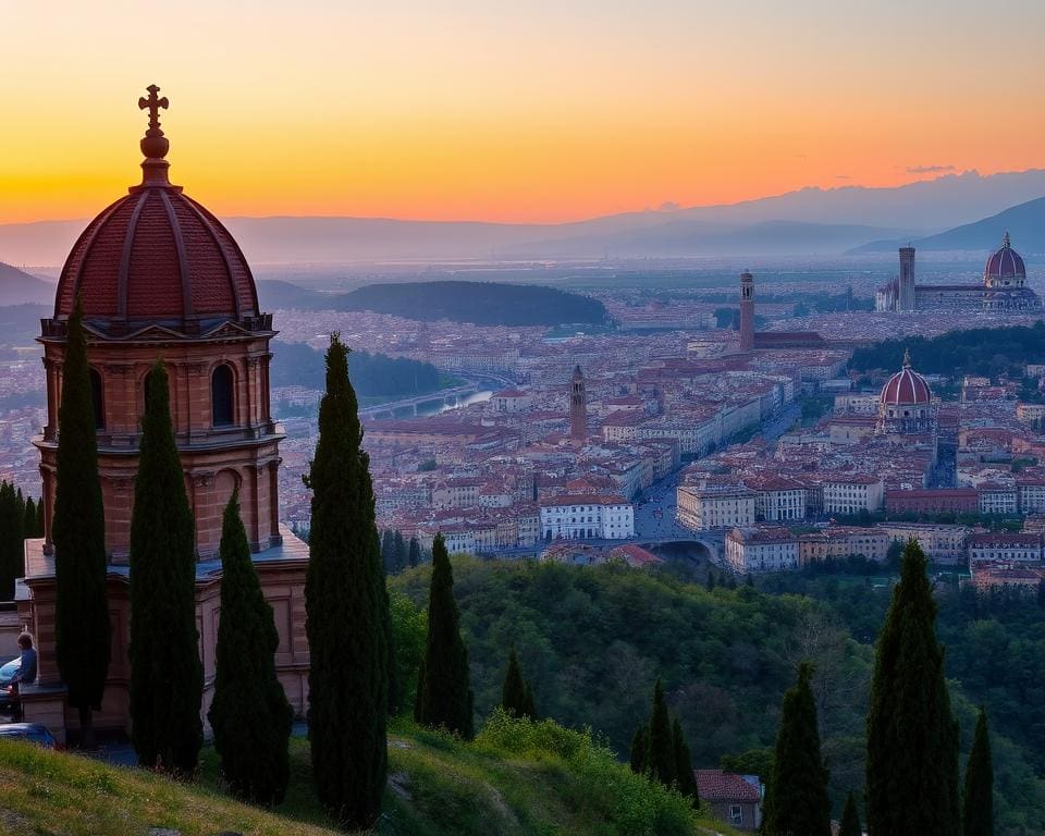 San Miniato al Monte Ausblick auf Florenz