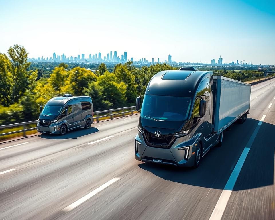 Selbstfahrende Lkw: Effizient auf der Autobahn