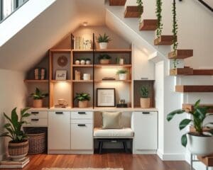 Stauraum unter der Treppe: Platz sinnvoll nutzen