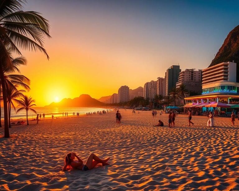 Strände und Nachtleben in Rio de Janeiro, Brasilien
