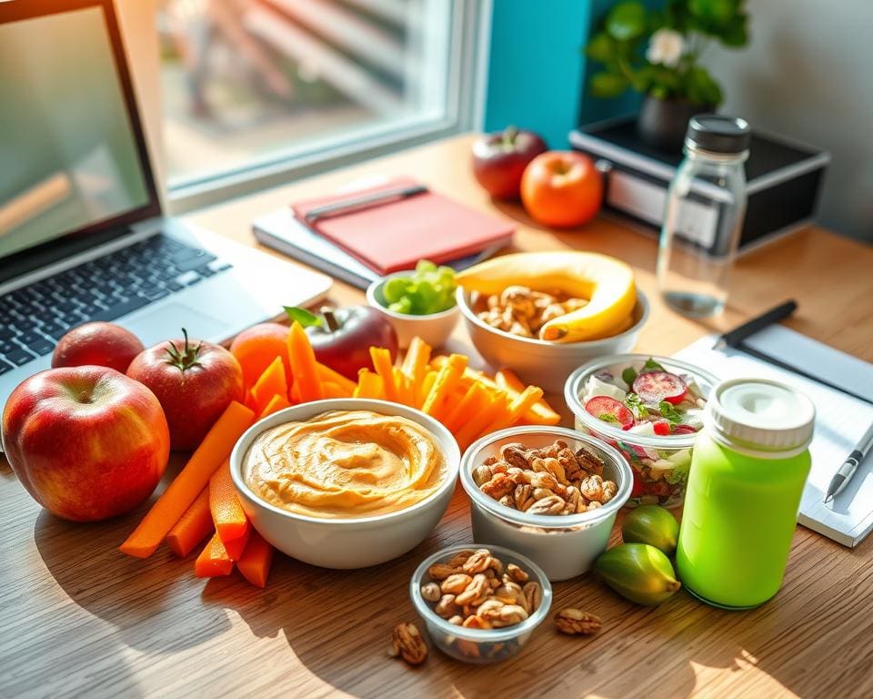 Tipps für gesunde Snacks im Büroalltag