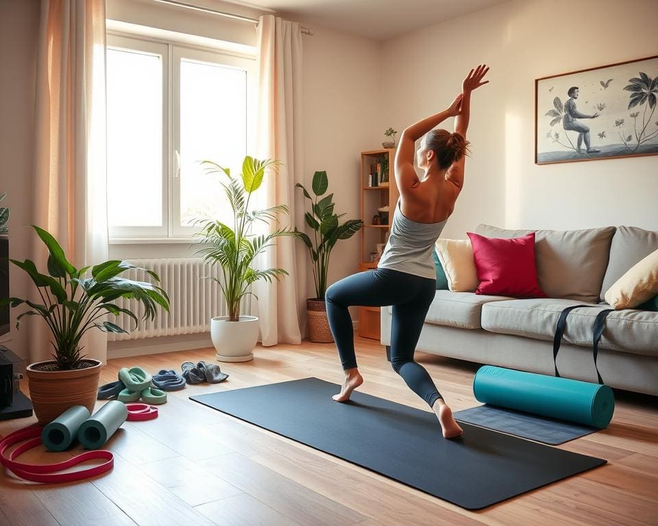 Tipps für zu Hause zur Flexibilität steigern