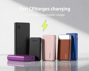 Tragbare Powerbanks mit Schnellladefunktion