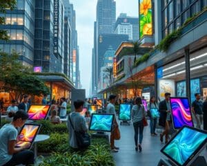 Tragbare Smart-Displays: Unterhaltung und Information überall