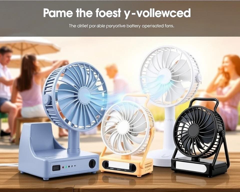 Tragbare Ventilatoren mit Akku: Frische Brise überall