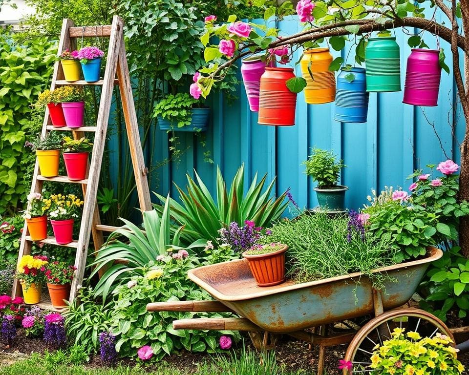 Upcycling-Ideen für den Garten: Kreativ und umweltbewusst