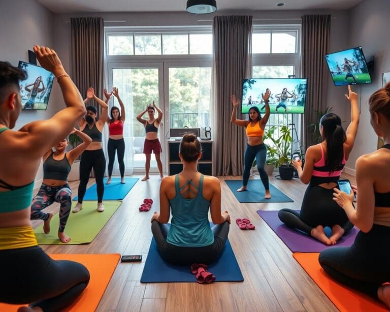 Virtuelle Fitnesskurse: Wie Sie das Beste herausholen