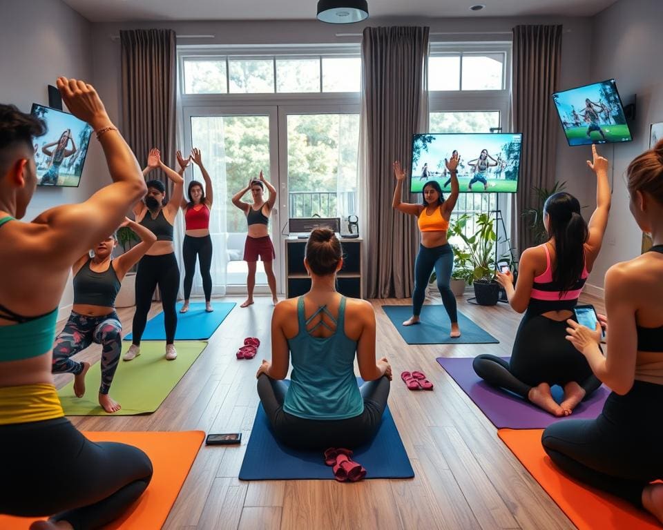 Virtuelle Fitnesskurse: Wie Sie das Beste herausholen