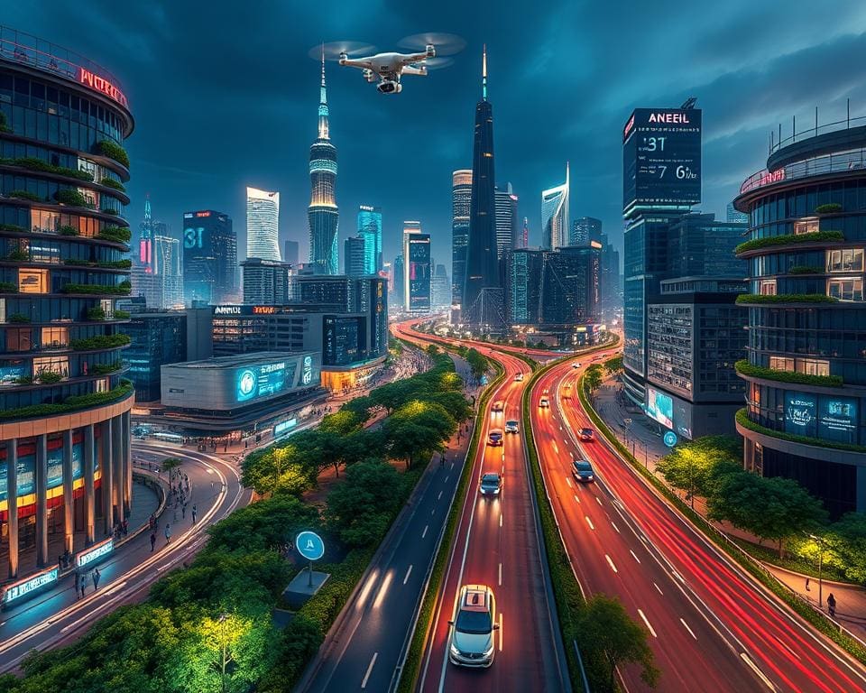 Wie optimiert KI die Planung von Smart Cities?