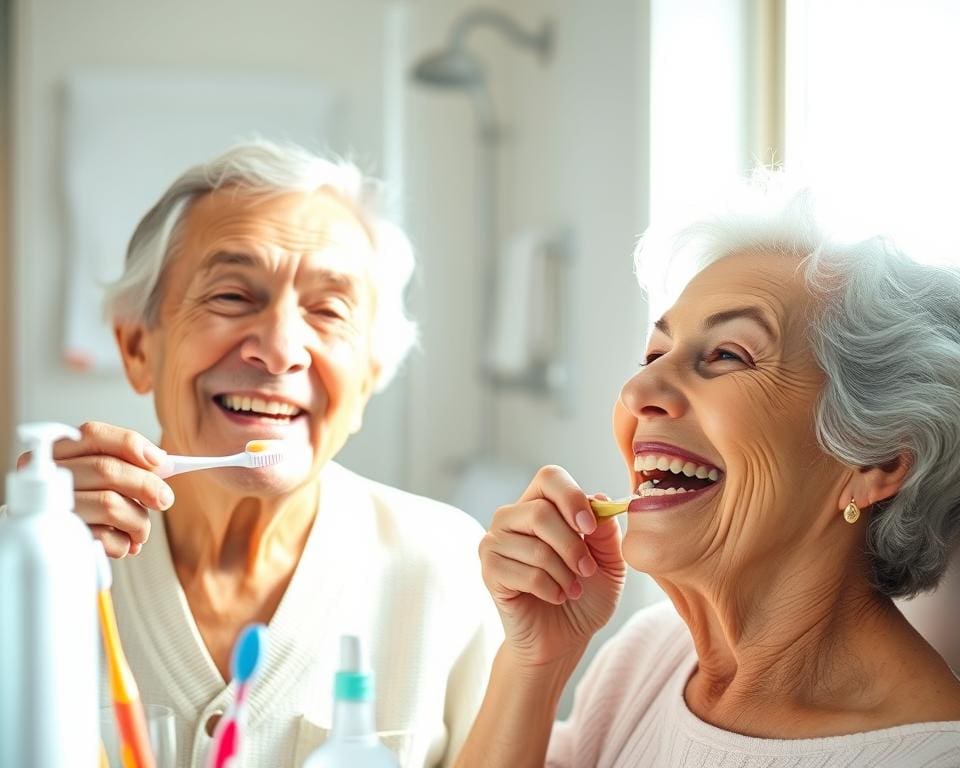 Zahnhygiene für Zahngesundheit im Alter