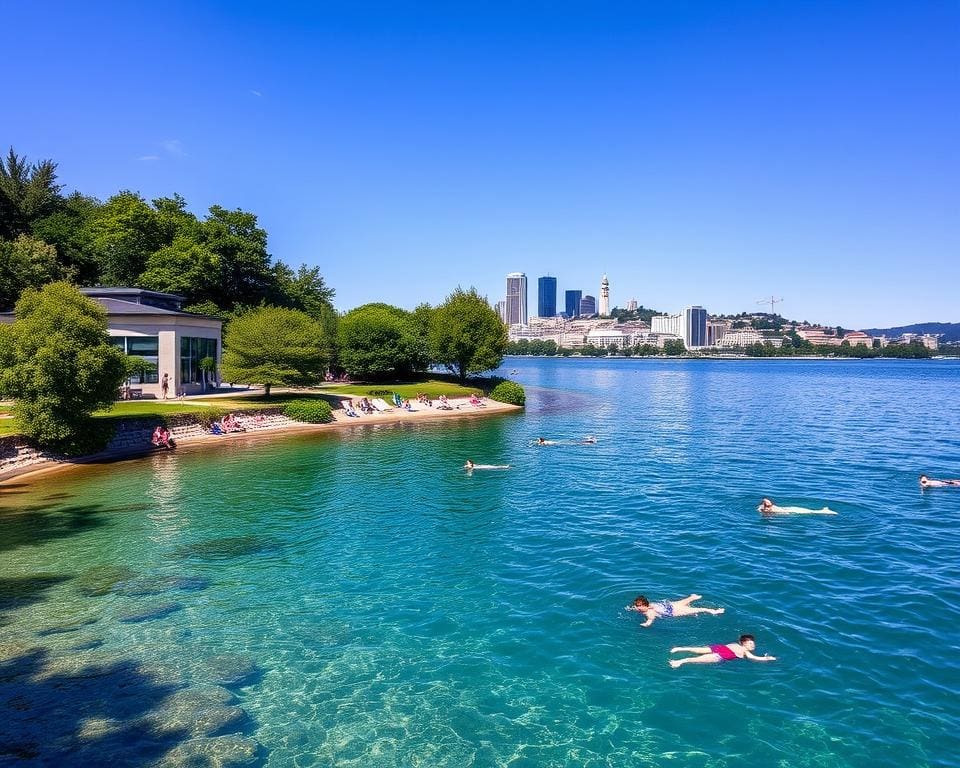 beliebte Seen zum Schwimmen in Zürich