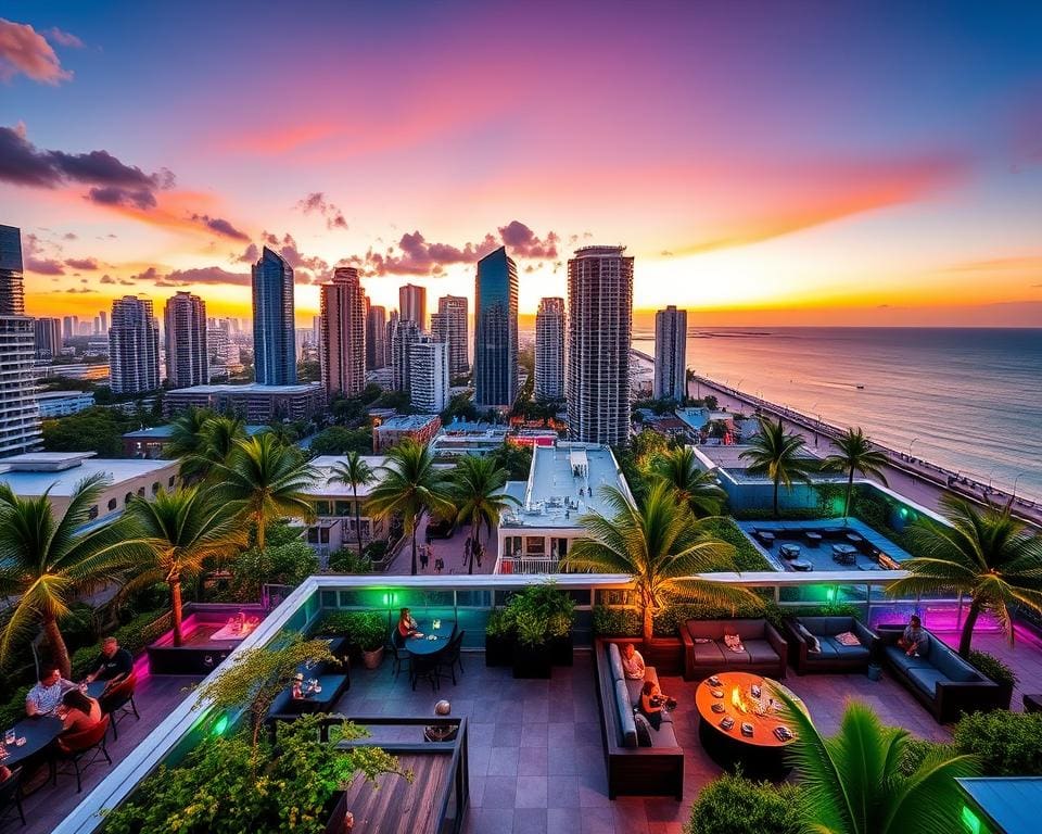 beliebte Stadtviertel für Rooftop-Bars in Miami