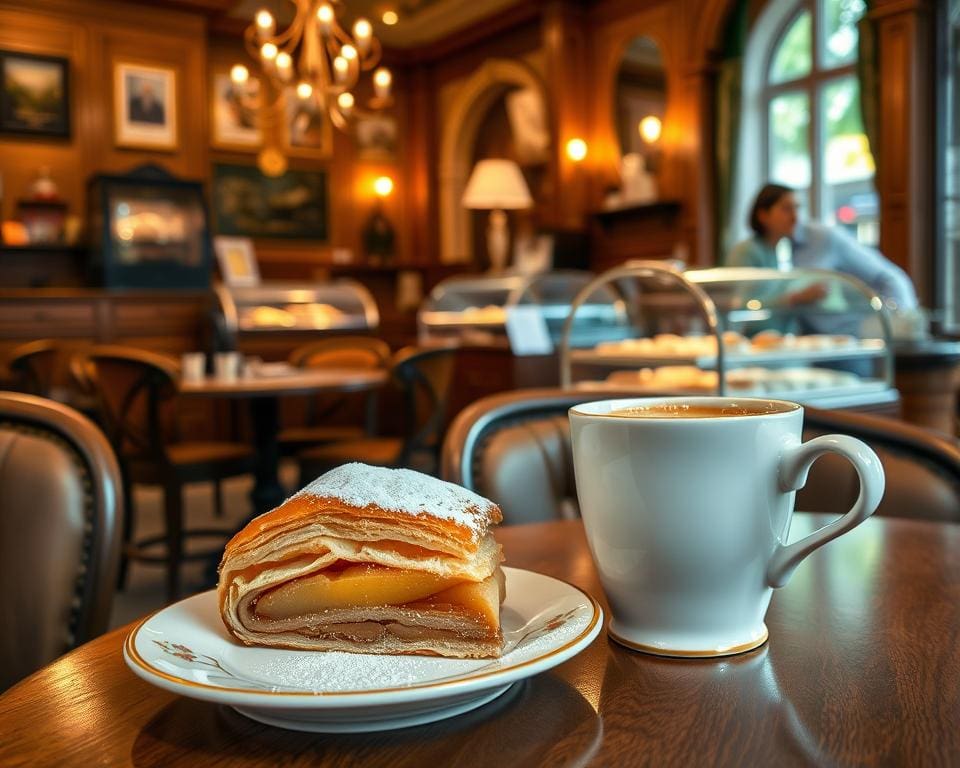 beste Kaffeehäuser Apfelstrudel